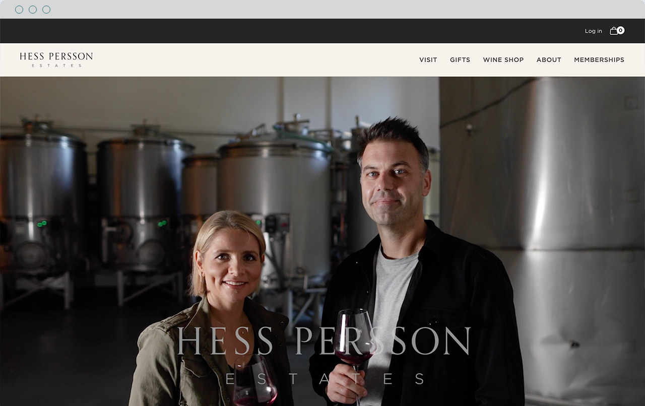 Hess Persson homepage